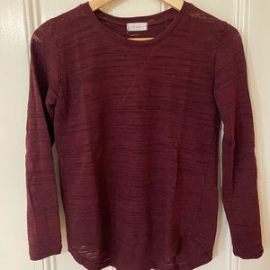 Wine-red longsleeve